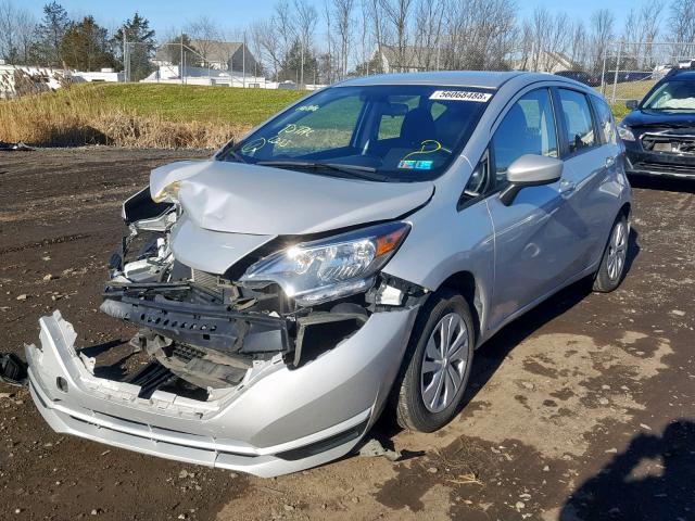 3N1CE2CP5HL369599 - 2017 NISSAN VERSA NOTE SILVER photo 2