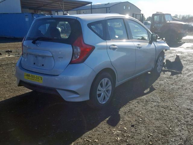 3N1CE2CP5HL369599 - 2017 NISSAN VERSA NOTE SILVER photo 4