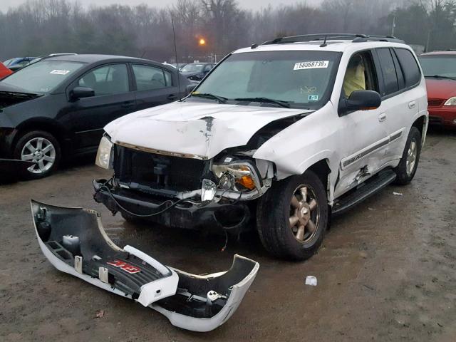 1GKDT13S952194930 - 2005 GMC ENVOY WHITE photo 2