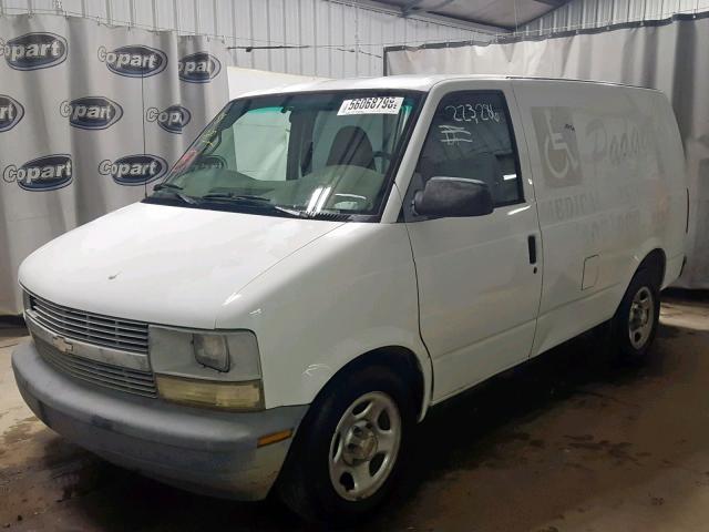 1GCDM19X43B101501 - 2003 CHEVROLET ASTRO WHITE photo 2