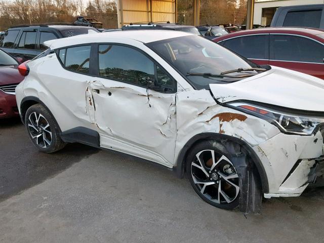 NMTKHMBX8JR052122 - 2018 TOYOTA C-HR XLE WHITE photo 9