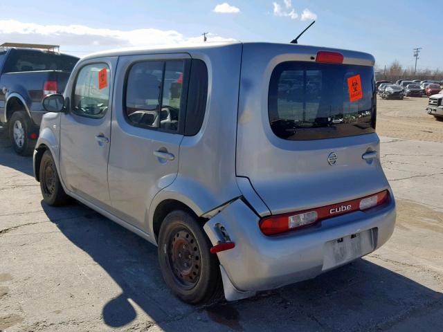 JN8AZ2KR5AT167055 - 2010 NISSAN CUBE BASE SILVER photo 3