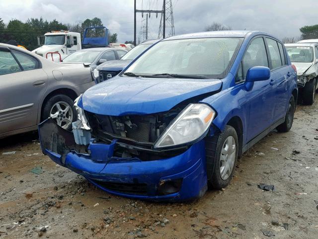 3N1BC1CP9BL434747 - 2011 NISSAN VERSA S BLUE photo 2