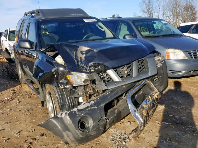 5N1AN08U45C647421 - 2005 NISSAN XTERRA OFF BLACK photo 1