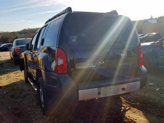 5N1AN08U45C647421 - 2005 NISSAN XTERRA OFF BLACK photo 3