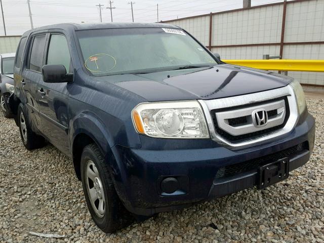 5FNYF38209B013533 - 2009 HONDA PILOT LX BLUE photo 1