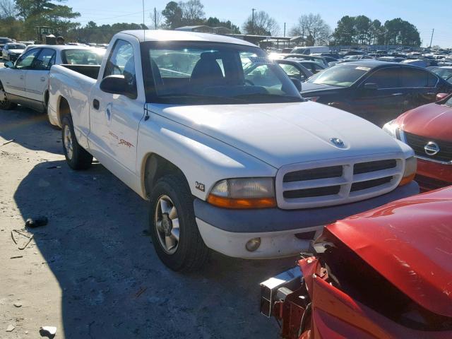 1B7FL26X1XS124780 - 1999 DODGE DAKOTA WHITE photo 1