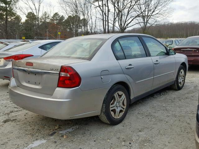 1G1ZS53816F121487 - 2006 CHEVROLET MALIBU LS 银色 照片 4