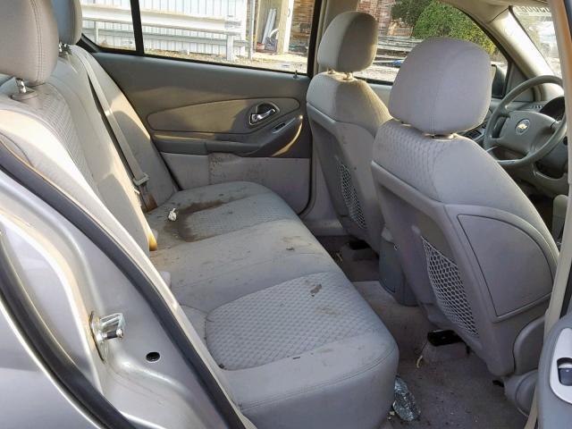 1G1ZS53816F121487 - 2006 CHEVROLET MALIBU LS 银色 照片 6