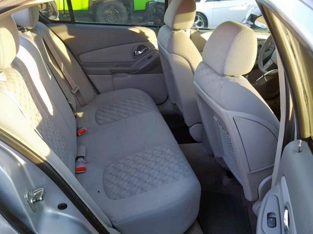 1G1ZT54895F270336 - 2005 CHEVROLET MALIBU LS 银色 照片 6