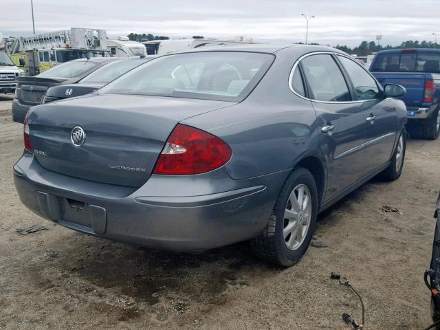 2G4WC532151271085 - 2005 BUICK LACROSSE C GRAY photo 4