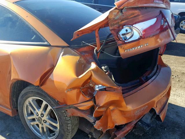 1G1JH12F147167574 - 2004 CHEVROLET CAVALIER L ORANGE photo 9