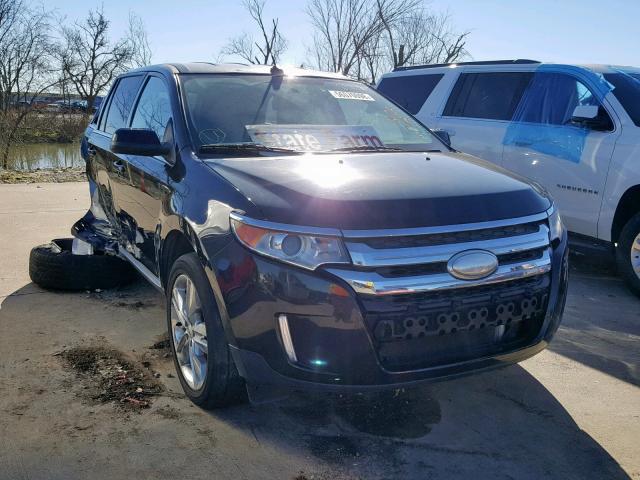 2FMDK3KCXDBC38684 - 2013 FORD EDGE LIMIT BLACK photo 1