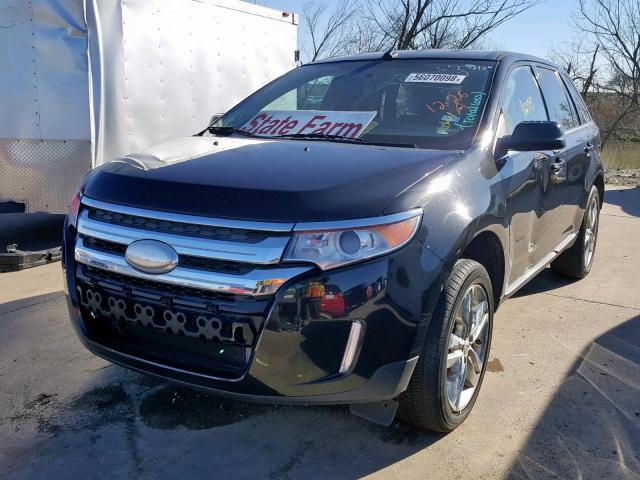 2FMDK3KCXDBC38684 - 2013 FORD EDGE LIMIT BLACK photo 2