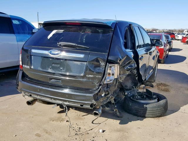 2FMDK3KCXDBC38684 - 2013 FORD EDGE LIMIT BLACK photo 4