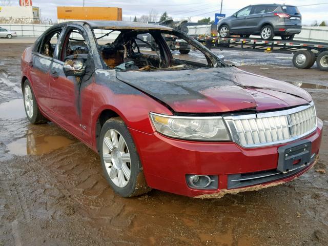 3LNHM26T08R613327 - 2008 LINCOLN MKZ RED photo 1