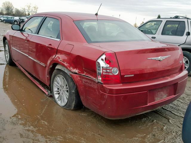 2C3LA43R98H298233 - 2008 CHRYSLER 300 LX MAROON photo 3