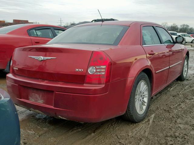 2C3LA43R98H298233 - 2008 CHRYSLER 300 LX MAROON photo 4