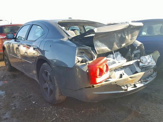 2B3CA3CV9AH227317 - 2010 DODGE CHARGER SX GRAY photo 3