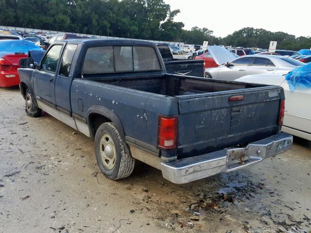 1B7GL23Y5RS602252 - 1994 DODGE DAKOTA GREEN photo 3