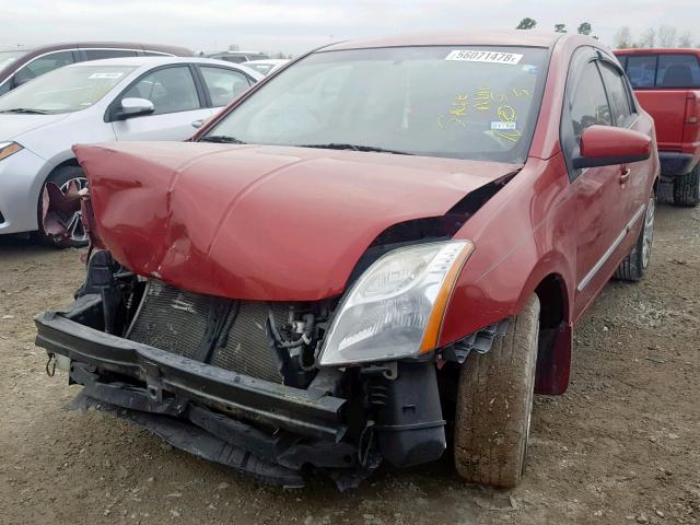 3N1AB6AP6AL627614 - 2010 NISSAN SENTRA 2.0 RED photo 2