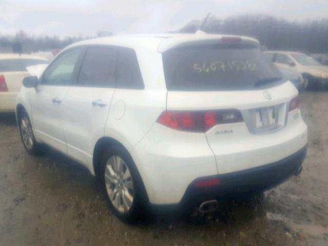 5J8TB1H50CA005048 - 2012 ACURA RDX TECHNO WHITE photo 3