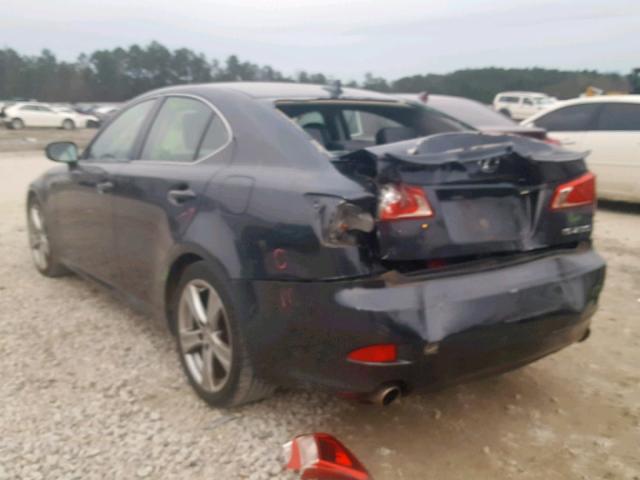 JTHBF5C21B5139799 - 2011 LEXUS IS 250 GRAY photo 3