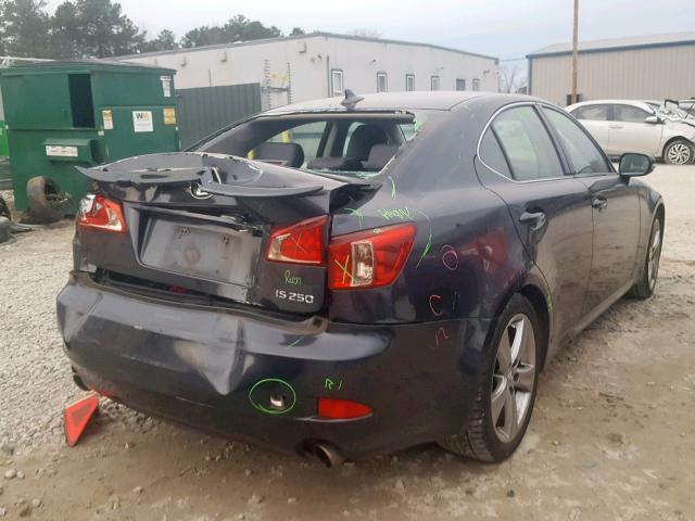 JTHBF5C21B5139799 - 2011 LEXUS IS 250 GRAY photo 4