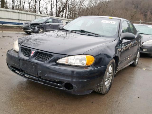 1G2NE52F04M582108 - 2004 PONTIAC GRAND AM S BLACK photo 2