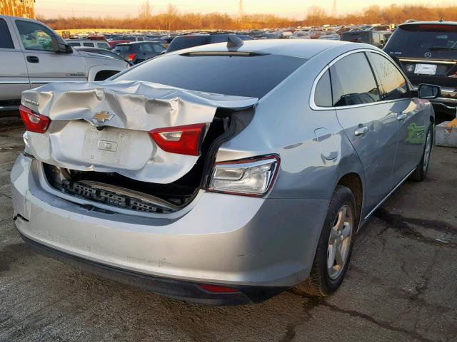 1G1ZB5ST3HF237606 - 2017 CHEVROLET MALIBU LS SILVER photo 4