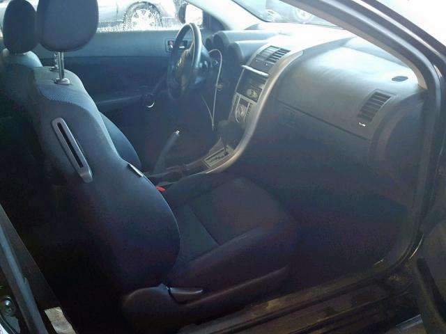 JTKDE167370170286 - 2007 TOYOTA SCION TC შავი ფოტო 5