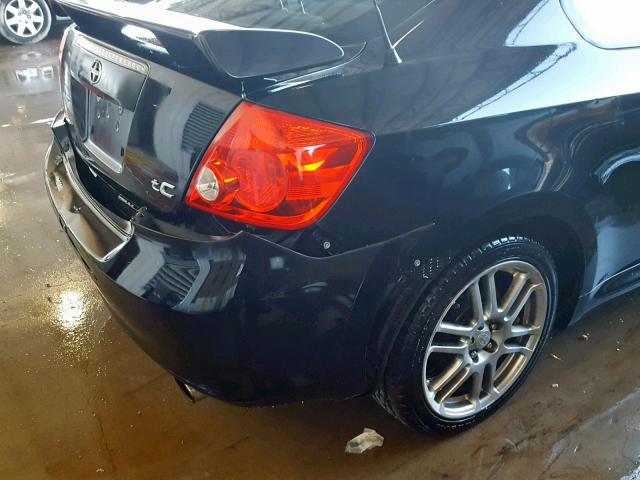 JTKDE167370170286 - 2007 TOYOTA SCION TC შავი ფოტო 9