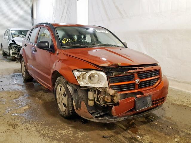 1B3HB28B67D351093 - 2007 DODGE CALIBER ORANGE photo 1