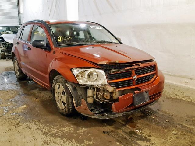 1B3HB28B67D351093 - 2007 DODGE CALIBER ORANGE photo 9