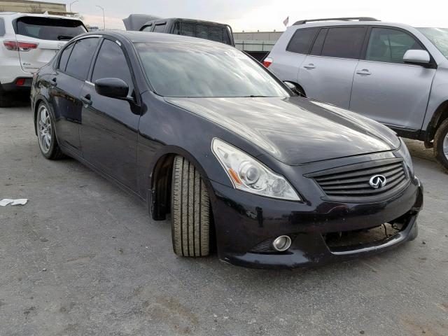 JN1CV6AR5AM252581 - 2010 INFINITI G37 BLACK photo 1