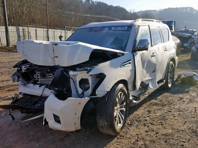 JN8AY2ND5JX002408 - 2018 NISSAN ARMADA SV WHITE photo 2