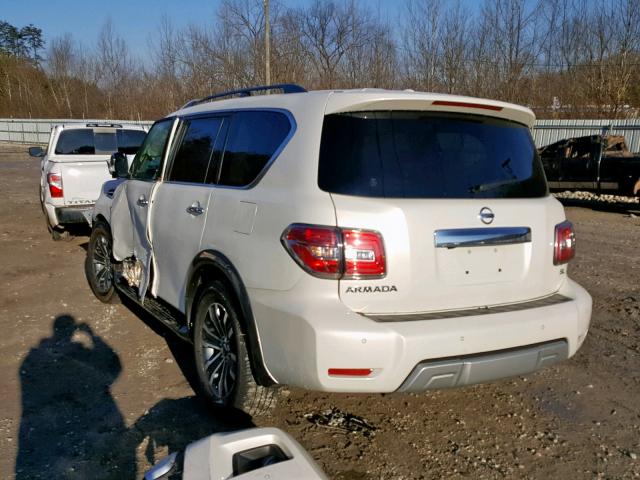 JN8AY2ND5JX002408 - 2018 NISSAN ARMADA SV WHITE photo 3