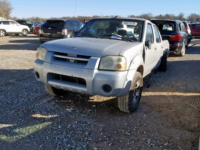 1N6ED29X84C416563 - 2004 NISSAN FRONTIER C SILVER photo 2