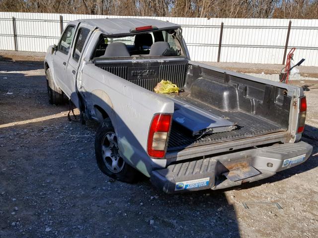 1N6ED29X84C416563 - 2004 NISSAN FRONTIER C SILVER photo 3