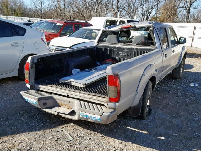 1N6ED29X84C416563 - 2004 NISSAN FRONTIER C SILVER photo 4