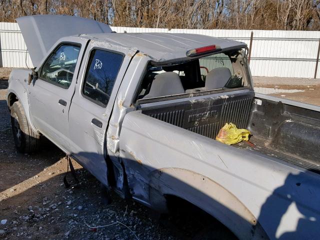 1N6ED29X84C416563 - 2004 NISSAN FRONTIER C SILVER photo 9