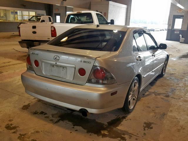 JTHBD192850099227 - 2005 LEXUS IS 300 SILVER photo 4