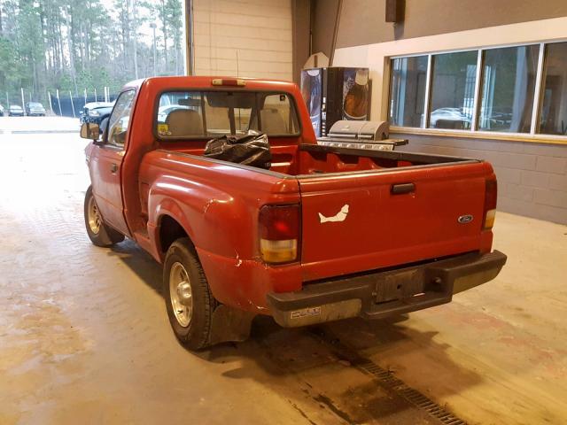 1FTCR10A0TPA81577 - 1996 FORD RANGER RED photo 3