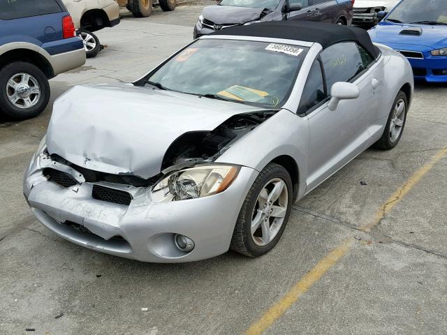 4A3AL25F47E038328 - 2007 MITSUBISHI ECLIPSE SP SILVER photo 2