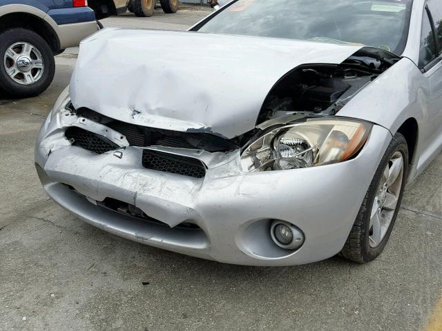 4A3AL25F47E038328 - 2007 MITSUBISHI ECLIPSE SP SILVER photo 9