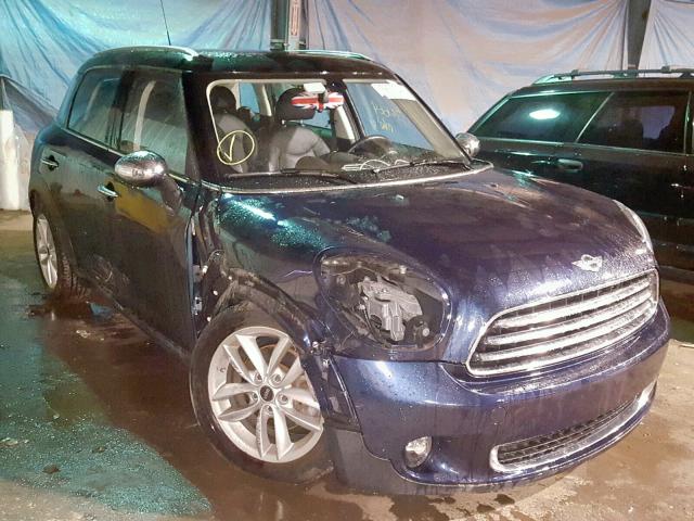 WMWZB3C55CWM29532 - 2012 MINI COOPER COU BLUE photo 1