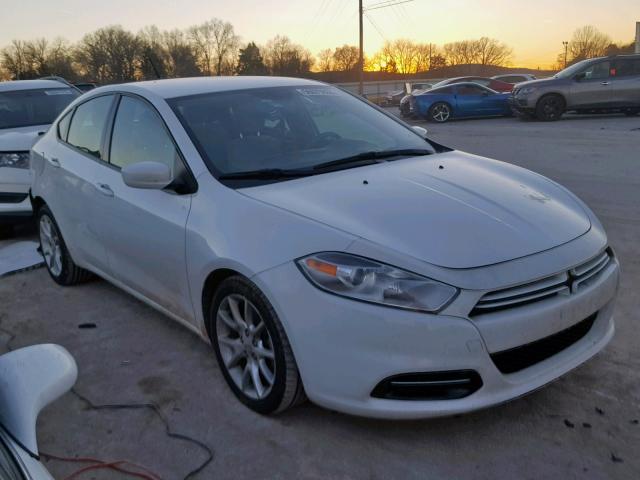 1C3CDFBA3DD175033 - 2013 DODGE DART SXT WHITE photo 1