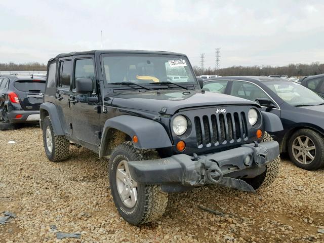 1J4GA39157L121778 - 2007 JEEP WRANGLER X BLACK photo 1