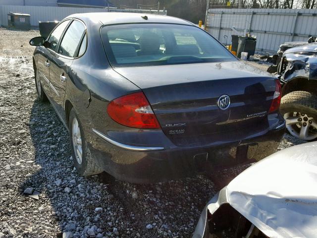 2G4WC582581379898 - 2008 BUICK LACROSSE C CHARCOAL photo 3