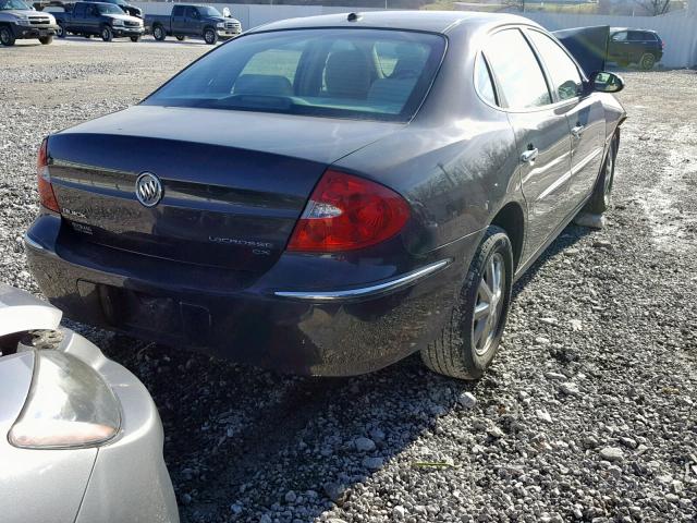 2G4WC582581379898 - 2008 BUICK LACROSSE C CHARCOAL photo 4